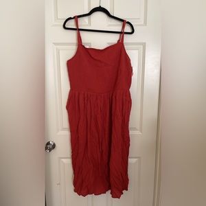 Stretch Plus Size Maxi Dress 🍁 Fall Colors 🍁 Burnt Orange Rust